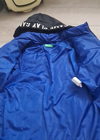 Erkek Çocuk Mavi Fermuarlı Mont - Görsel 4