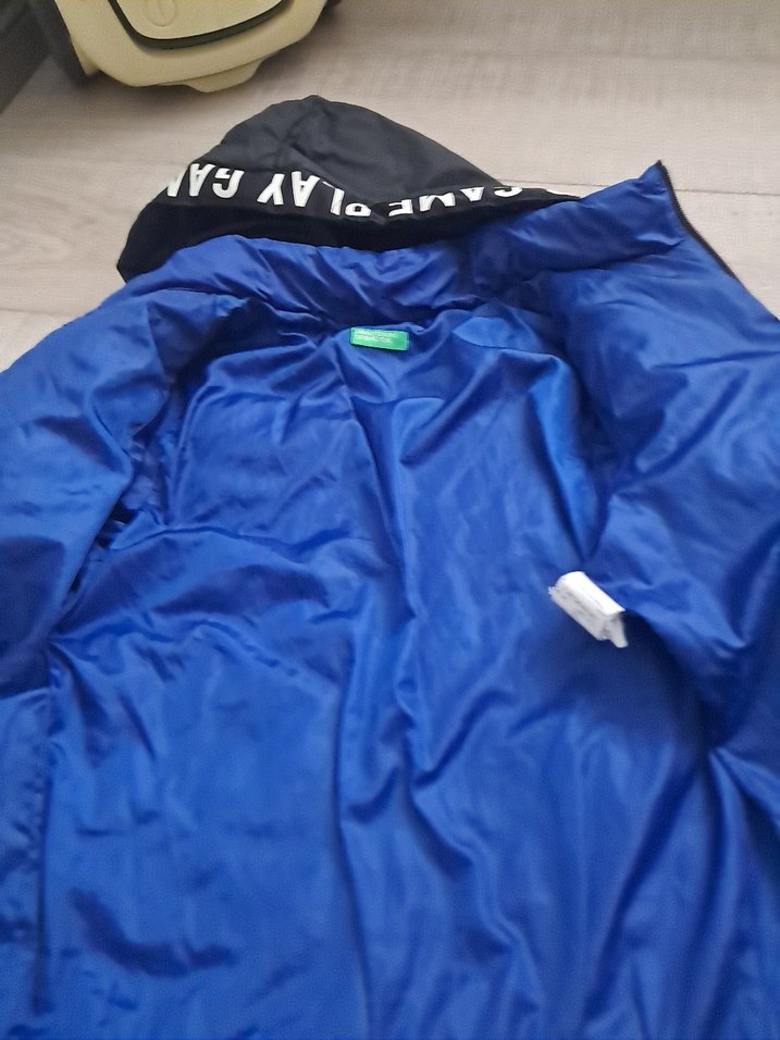 Erkek Çocuk Mavi Fermuarlı Mont - Görsel 4