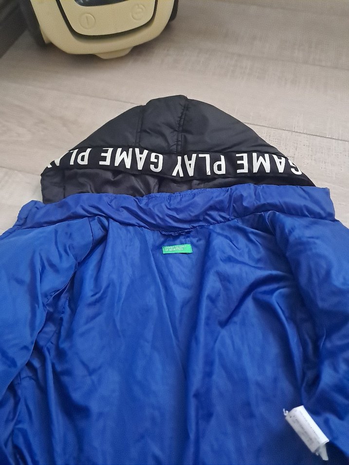 Erkek Çocuk Mavi Fermuarlı Mont - Görsel 3