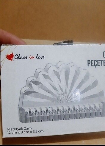 Beden 8 ADET GLASS İN LOVE CAM PEÇETELİK