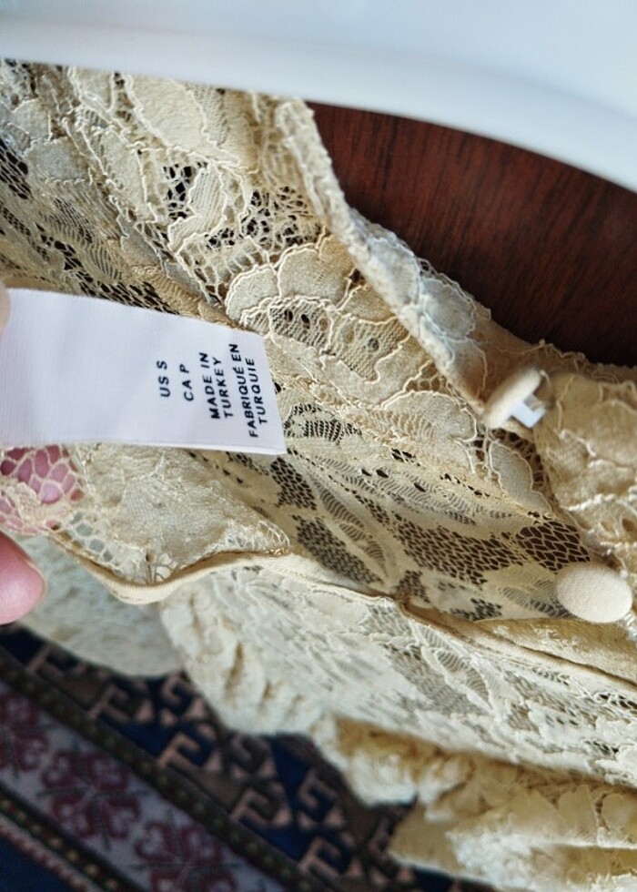 Dantel bluz - Görsel 4