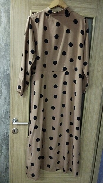 Puantiyeli elbise - Görsel 6