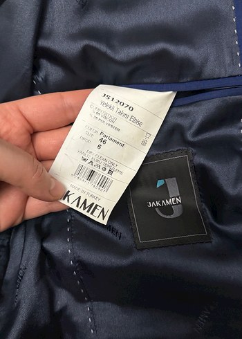 Lacivert Erkek Takım Elbise Ceket - Görsel 2