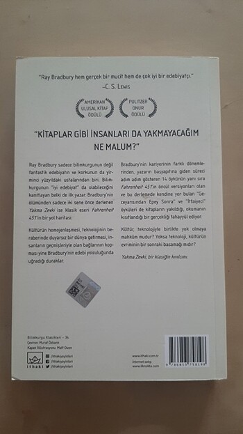  Beden Ray Bradbury-Yakma Zevki 