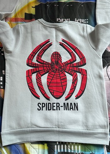 Marvel Baskılı Gri Erkek Sweatshirt - Görsel 4