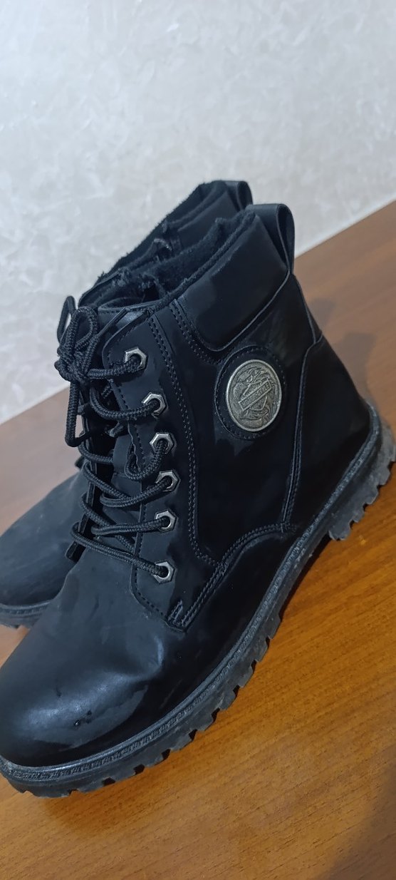 Siyah Fermuarlı erkek bot - Görsel 2