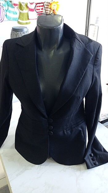 Siyah şık blazer ceket 