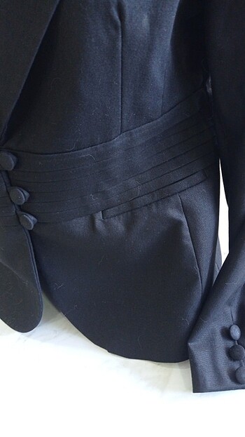 42 Beden Siyah şık blazer ceket 