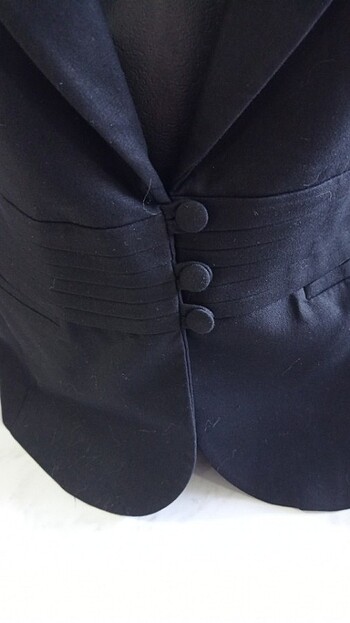 42 Beden siyah Renk Siyah şık blazer ceket 