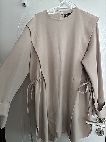 42 Beden Kk design giyilmemiş tunik takım bej