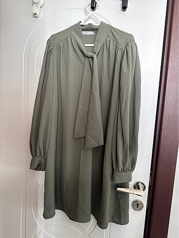 Lc waikiki tunik elbise haki
