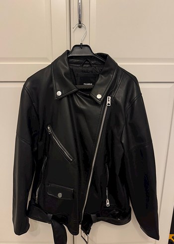 Pull and Bear Erkek Deri Ceket