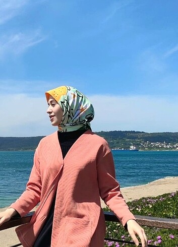 Modakaşmir Saten eşarp 