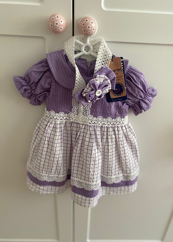 Mor elbise - Görsel 3