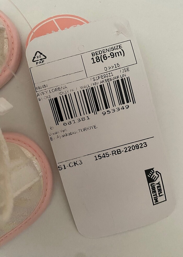 Kız bebek sandalet - Görsel 3