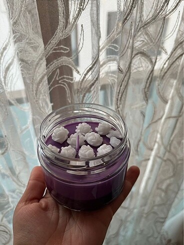 El Yapım Kavanoz Mum - Görsel 2