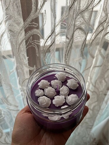 El Yapım Kavanoz Mum - Görsel 4