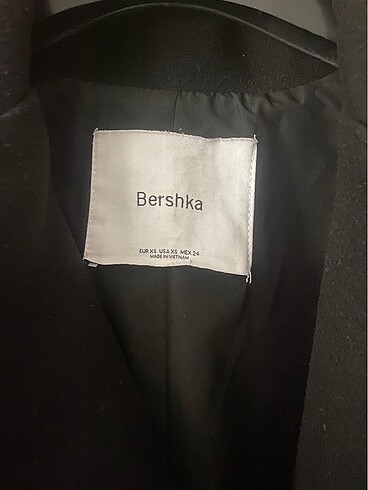 xs Beden Bershka Oversize Kaban