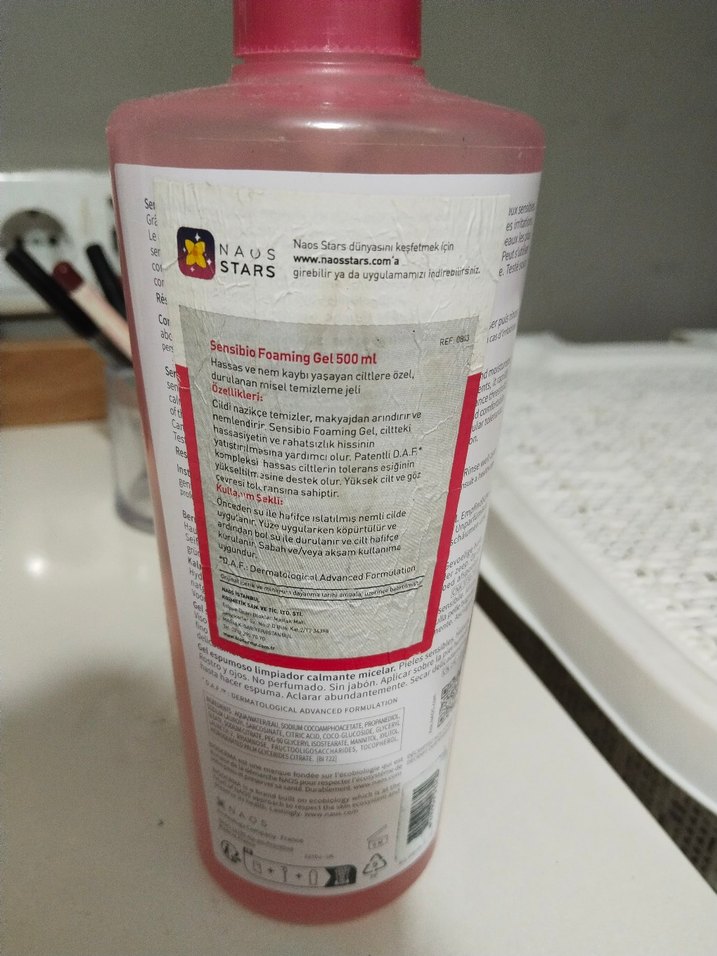 Bioderma Sensibio Köpüren Yüz Temizleme Jeli - Görsel 3