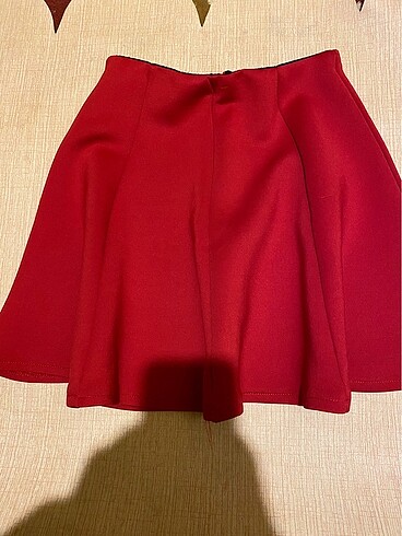 Bordo mini etek