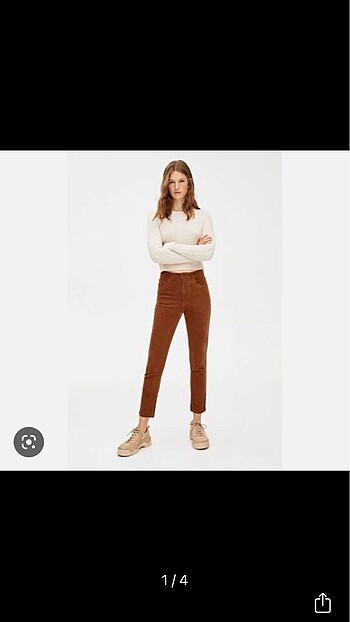 Pull&bear kadife pantalon