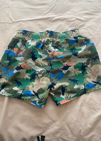 Renkli Kamuflaj Desenli Şort Mayo - Görsel 2