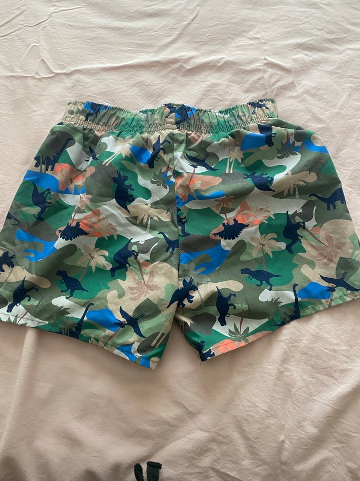 Renkli Kamuflaj Desenli Şort Mayo - Görsel 2