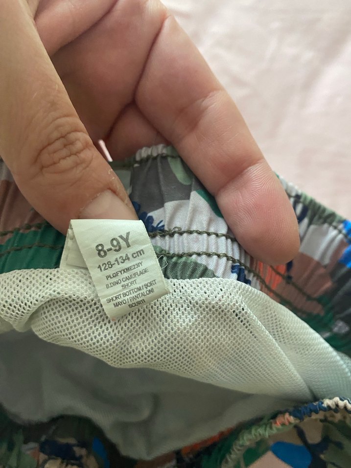 Renkli Kamuflaj Desenli Şort Mayo - Görsel 3