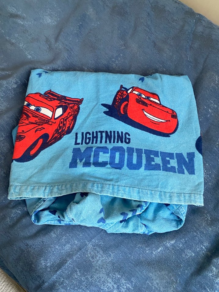 Erkek Çocuk Mavi Bağlamalı Bornoz - Görsel 3