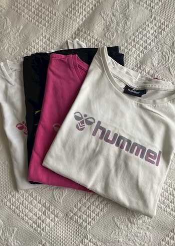 Hummel Beyaz Pamuklu Baskılı Tişört