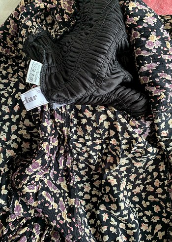 Siyah  Uzun Bohem Elbise, 38 beden - Görsel 10