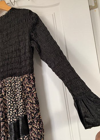 Siyah  Uzun Bohem Elbise, 38 beden - Görsel 6