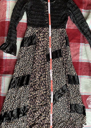 Siyah  Uzun Bohem Elbise, 38 beden - Görsel 11