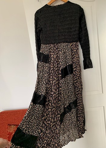 Siyah  Uzun Bohem Elbise, 38 beden - Görsel 4