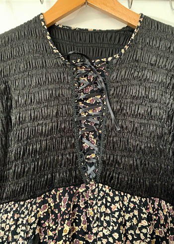 Siyah  Uzun Bohem Elbise, 38 beden - Görsel 3