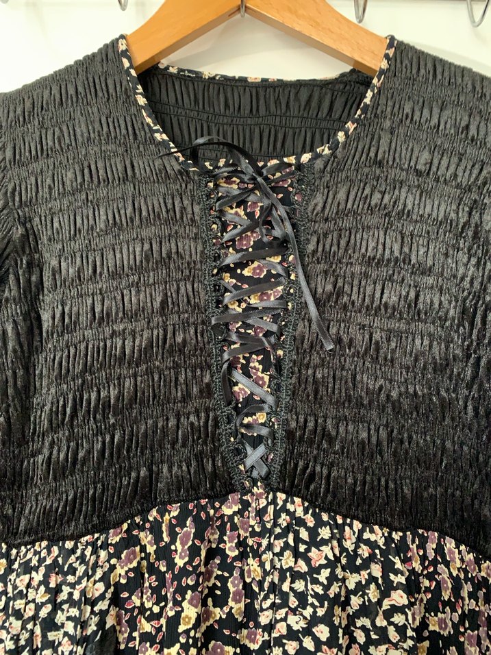 Siyah  Uzun Bohem Elbise, 38 beden - Görsel 3