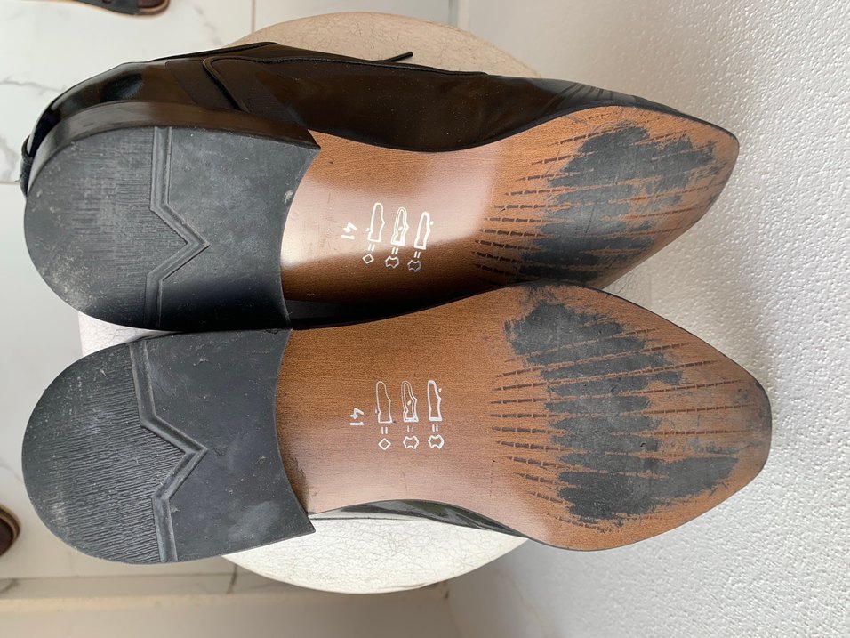 Erkek Siyah Rugan Klasik Ofis Ayakkabısı - Görsel 3