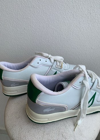Lacoste Beyaz Bağcıklı erkek Spor Ayakkabı, 43 No - Görsel 2