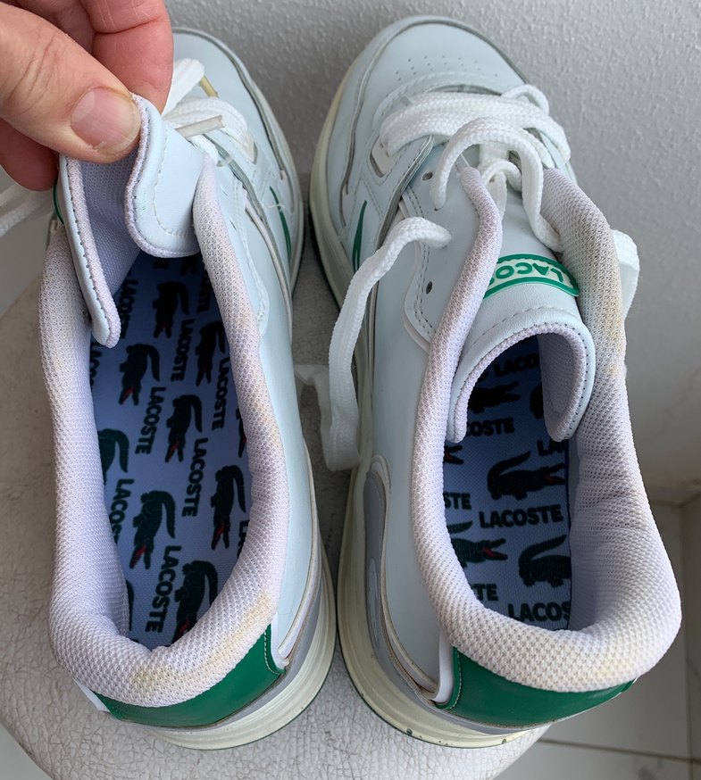 Lacoste Beyaz Bağcıklı erkek Spor Ayakkabı, 43 No - Görsel 3