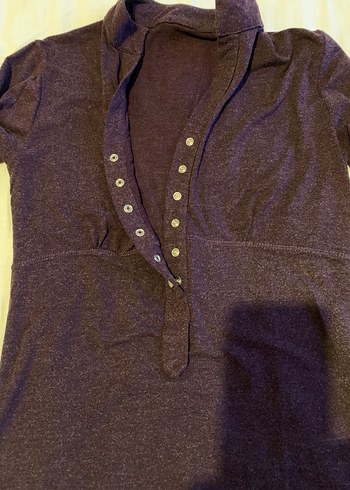 Düğmeli, haki yaka, 38 Beden,İPEKSİ YÜN - Görsel 3