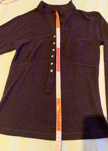 Düğmeli, haki yaka, 38 Beden,İPEKSİ YÜN - Görsel 4