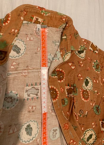 Düğmeli, Fitilli Kadife, 2 Numara Çocuk Gömlek - Görsel 4