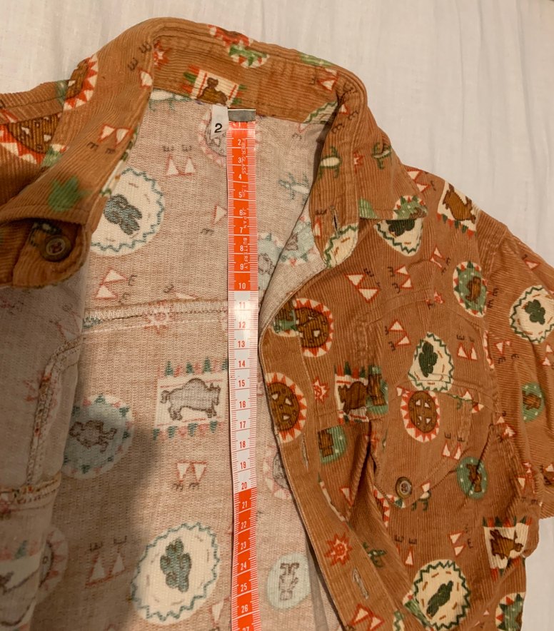 Düğmeli, Fitilli Kadife, 2 Numara Çocuk Gömlek - Görsel 4