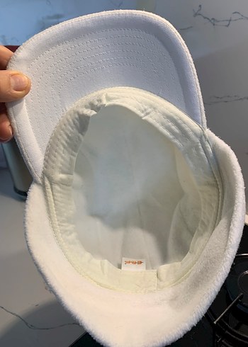 Beyaz Kadın Polar Şapka,  54 No, ŞIK - Görsel 5