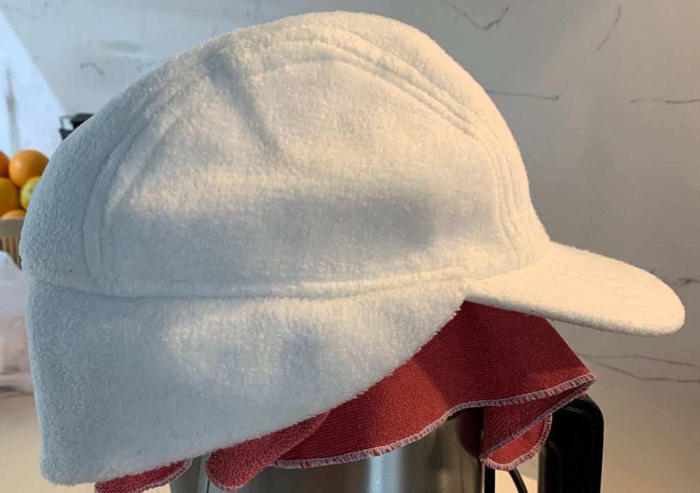 Beyaz Kadın Polar Şapka,  54 No, ŞIK - Görsel 2