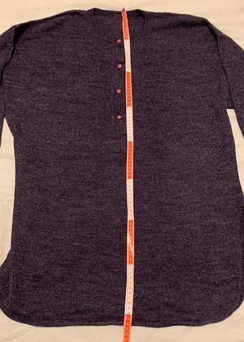 Mor Kadın Yün Kazak Uzun Kollu,tunik - Görsel 3