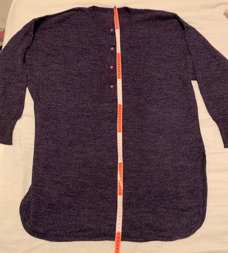 Mor Kadın Yün Kazak Uzun Kollu,tunik - Görsel 3