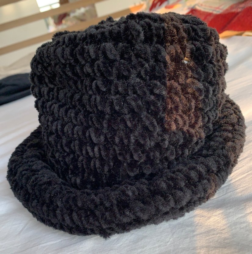 Siyah Örgü Kadın Yün Şapka - Görsel 2