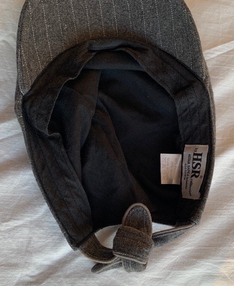 Gri Bohem Tarz Erkek Şapka - Görsel 2