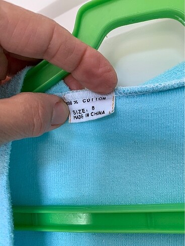 Çocuk bornoz, denize, havuza. - Görsel 6